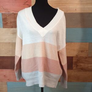 MEDIUM SUPER soft off shoulder v-neck sweater